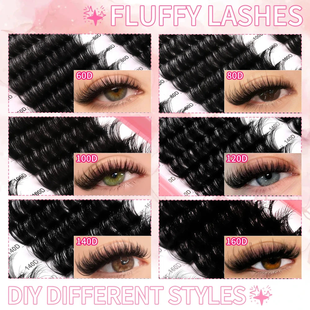 Cluster Lash Extension Tray