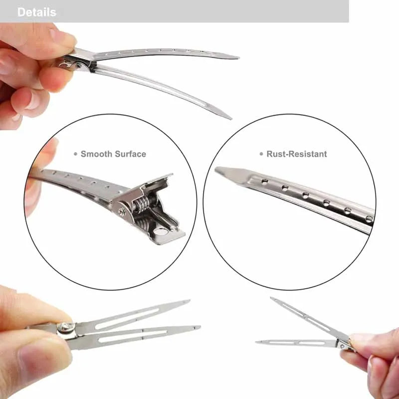 GripPro No-Crease Styling Hair Clips