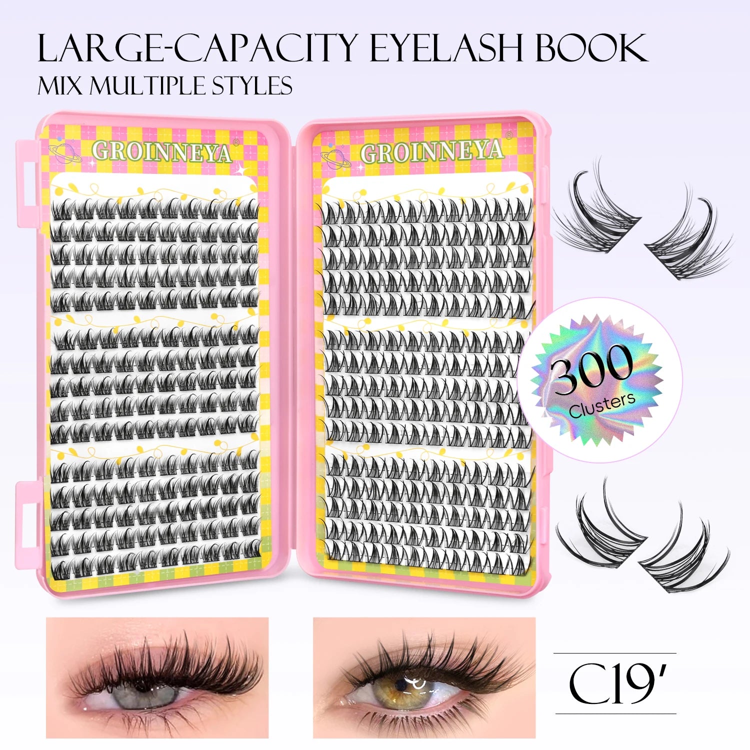 Natural Cluster Lash Kit