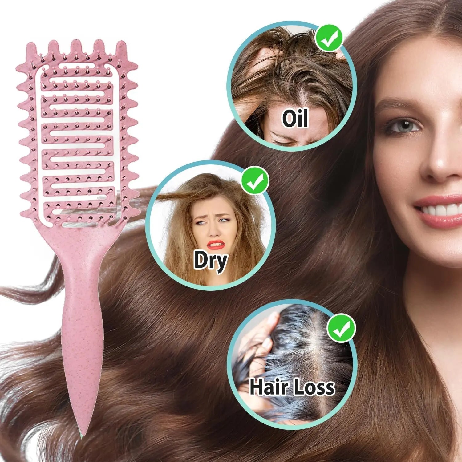 Curl Define Detangling Styling Brush
