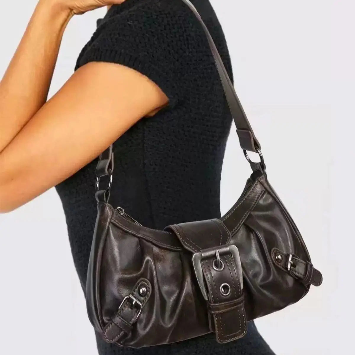 Vintage Leather Mini Urban Messenger