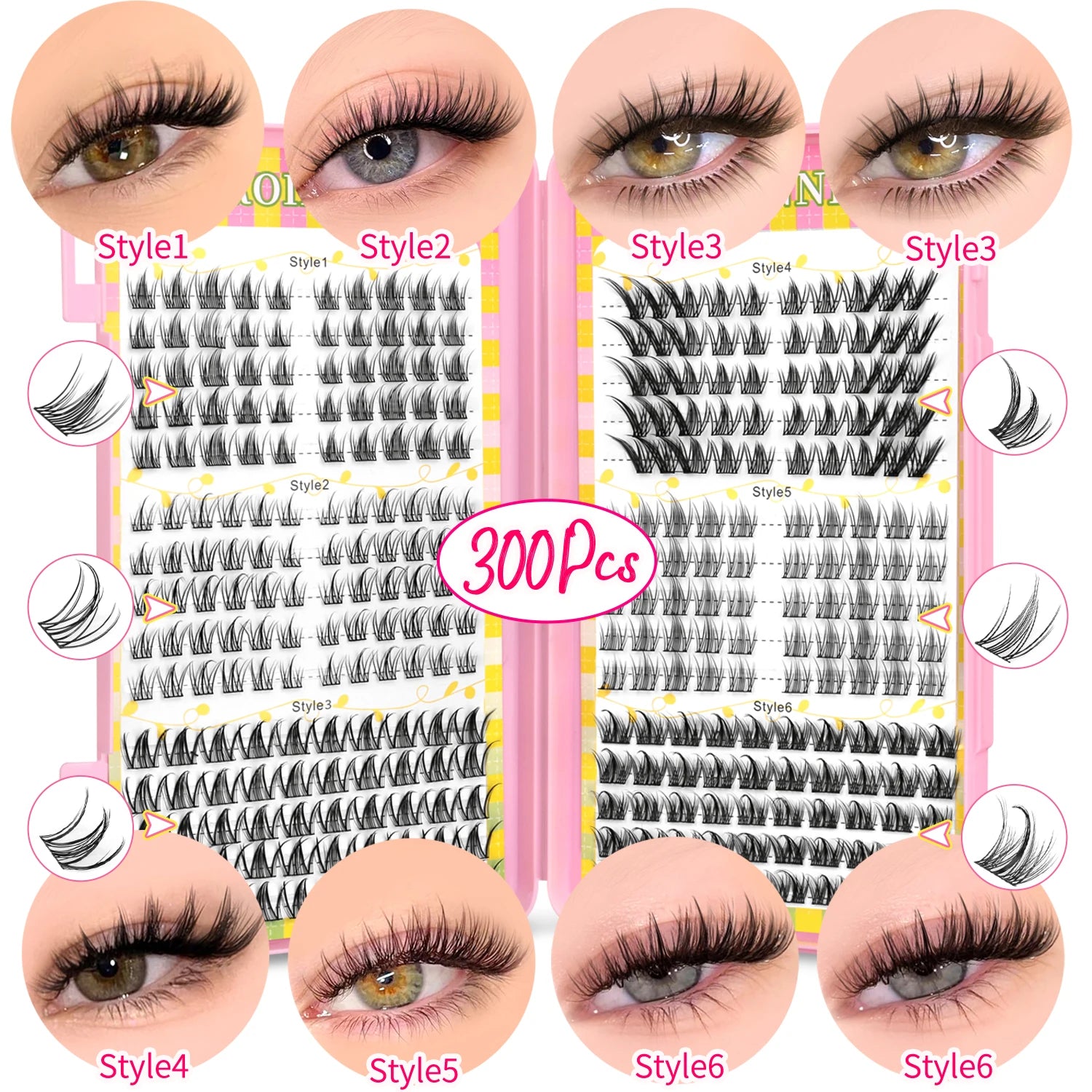 Natural Cluster Lash Kit