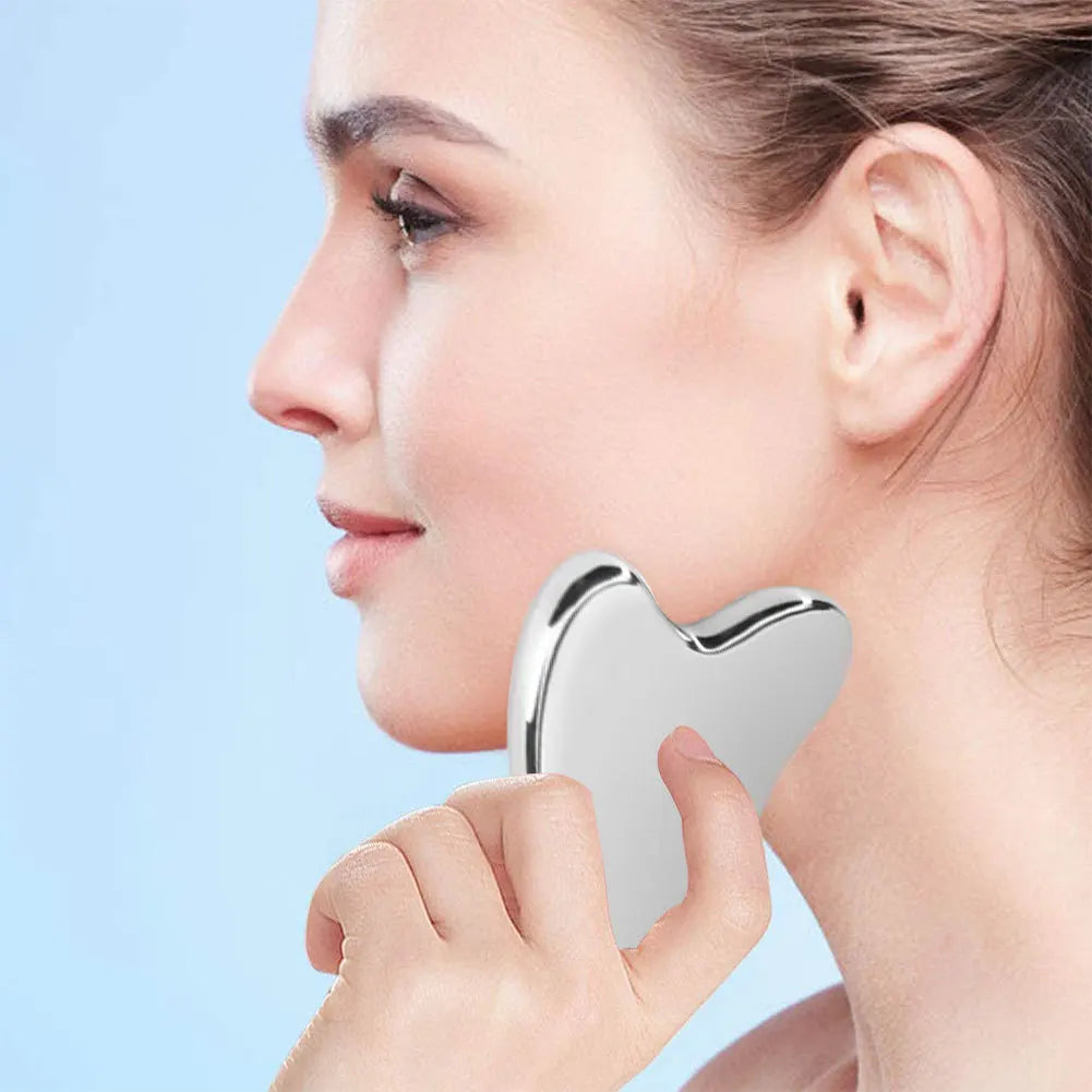 Steel Gua Sha Facial Tool